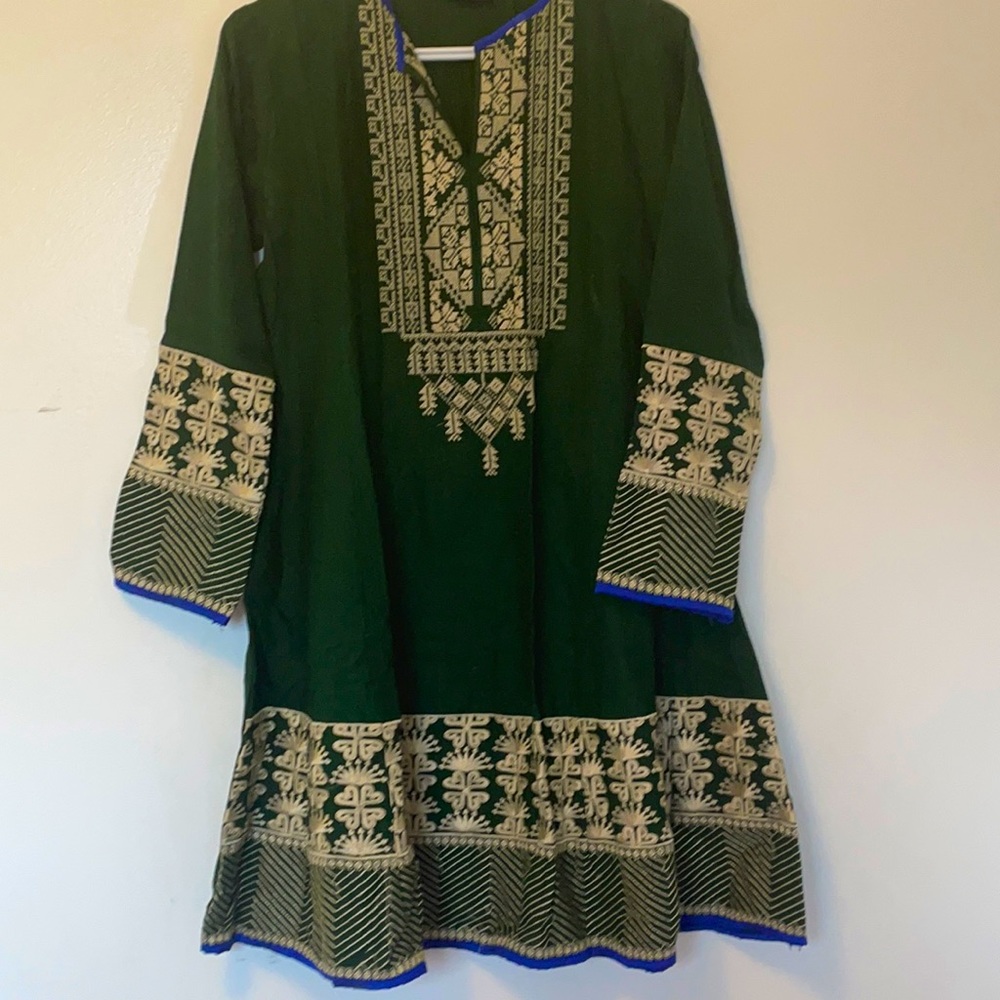 Pakistani 3pc cross stitch embroidered shalwar kameez